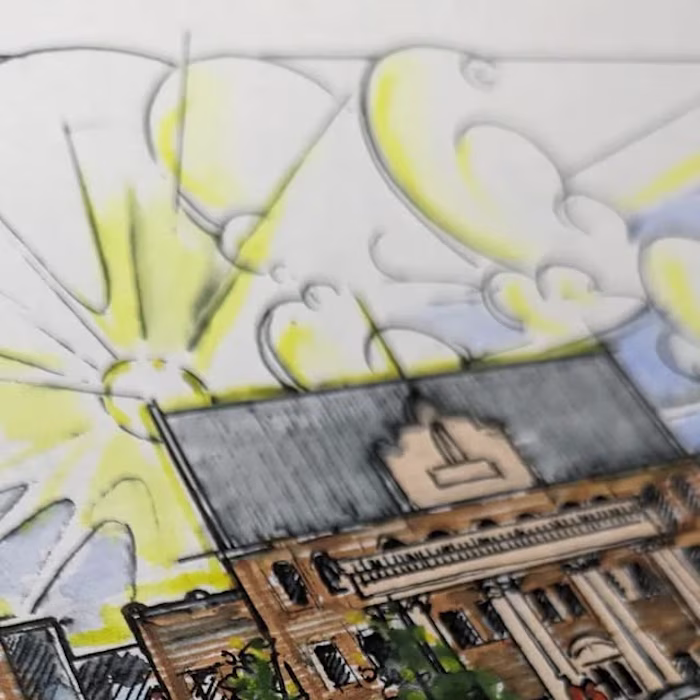 @happymealdraws on Instagram: “School of Architecture in Waterc…