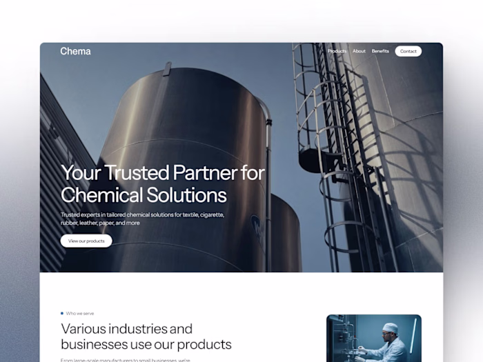Chema: One-Page Business Website Template