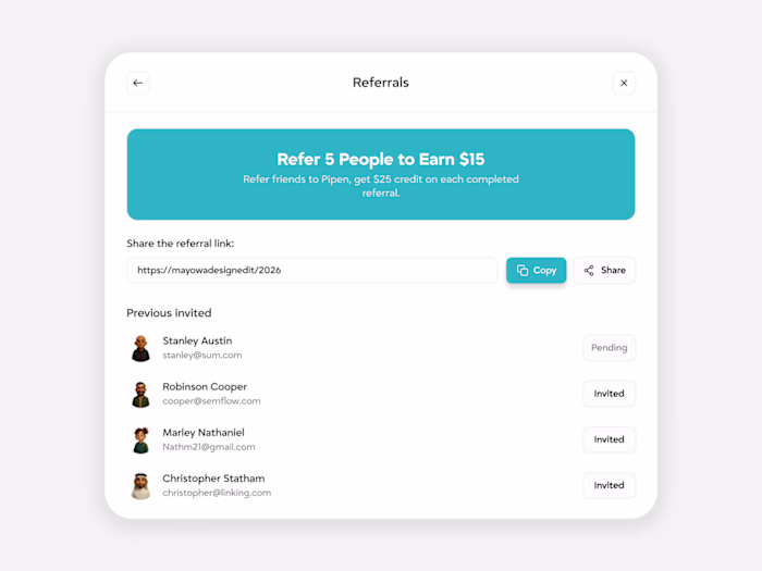 Optimizing User Growth via a Seamless Referral System