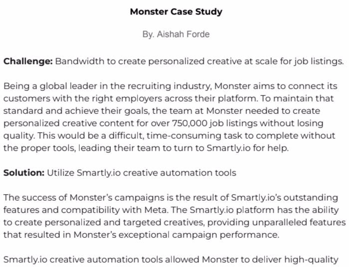 Ralph Lauren, Group M, Monster Case Studies