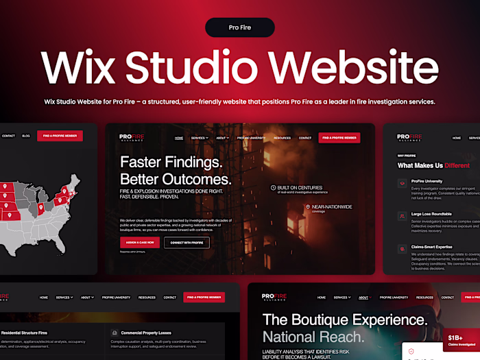 Corporate Website Design and Development on Wix Studio