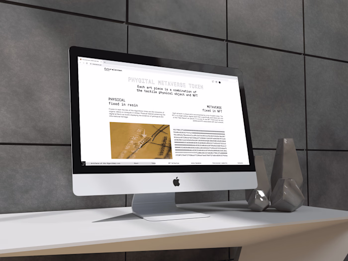 Web Concept for Art Series