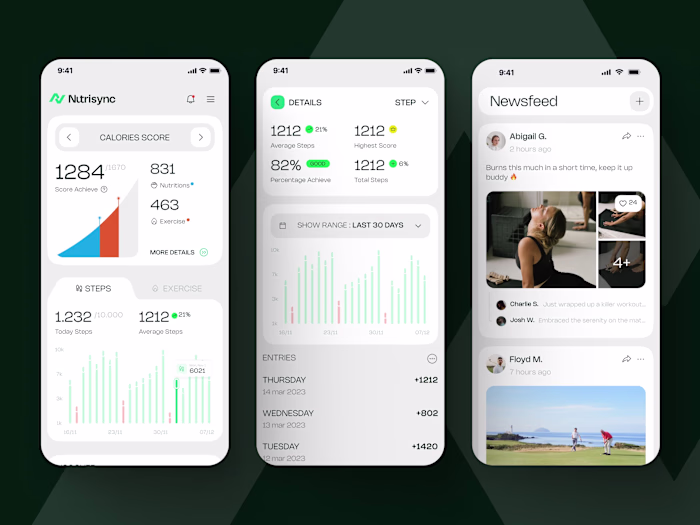 Nutrisync - Health & Fitness Tracker