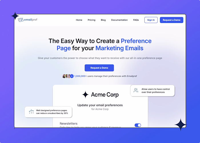 EmailPref | Software as a Service (SaaS)