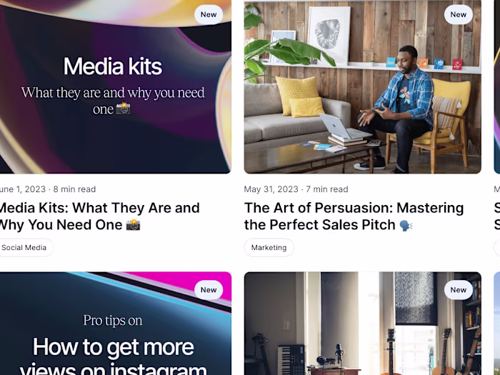 Blog Creation + AI Support 