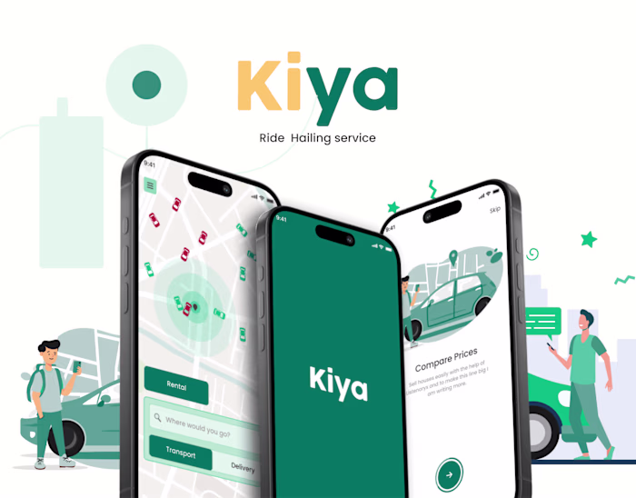 KIYA: Ride-Hailing App in progress