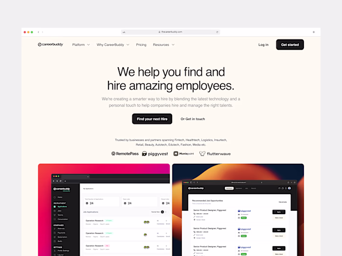 Redesign of CareerBuddy Product