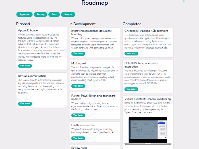 Designing a product roadmap
