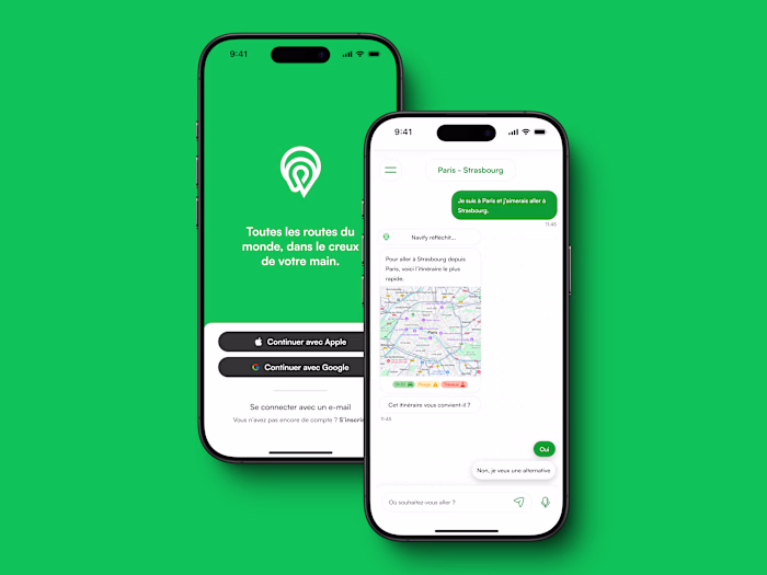 Navify, an AI-powered itinerary optimization app.