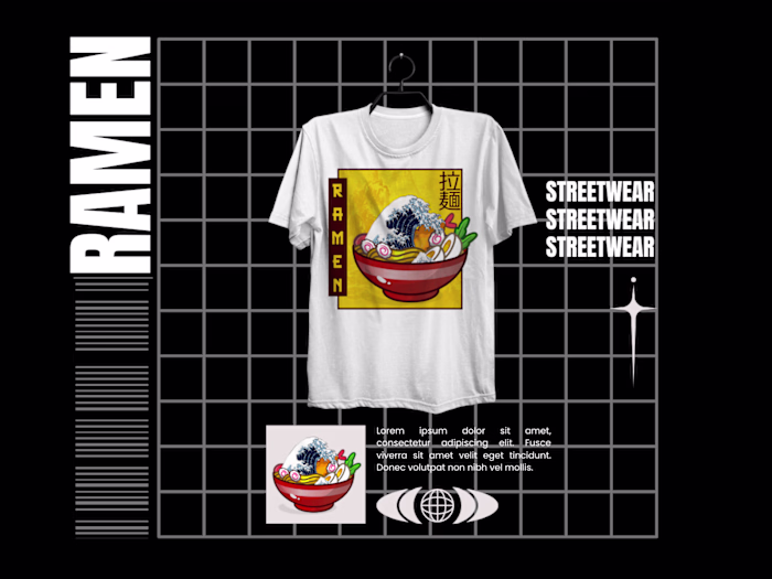 Custom Japanese Style T-Shirt Designs!