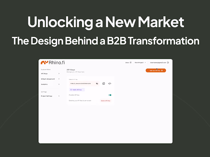The Design Behind a B2B Transformation