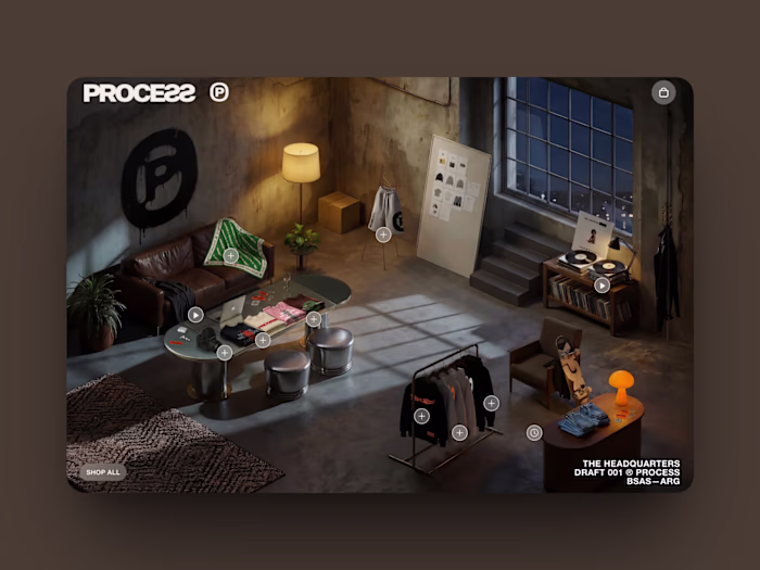 Interactive Shopify Experience for Process