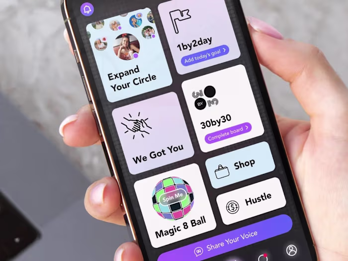 Custom UI/UX Design for Social Media App