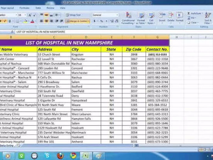 Bulk Data Entry Project for Corporate Client