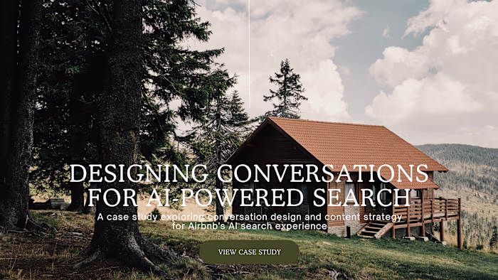AI-Enhanced Conversation Design for Airbnb Search