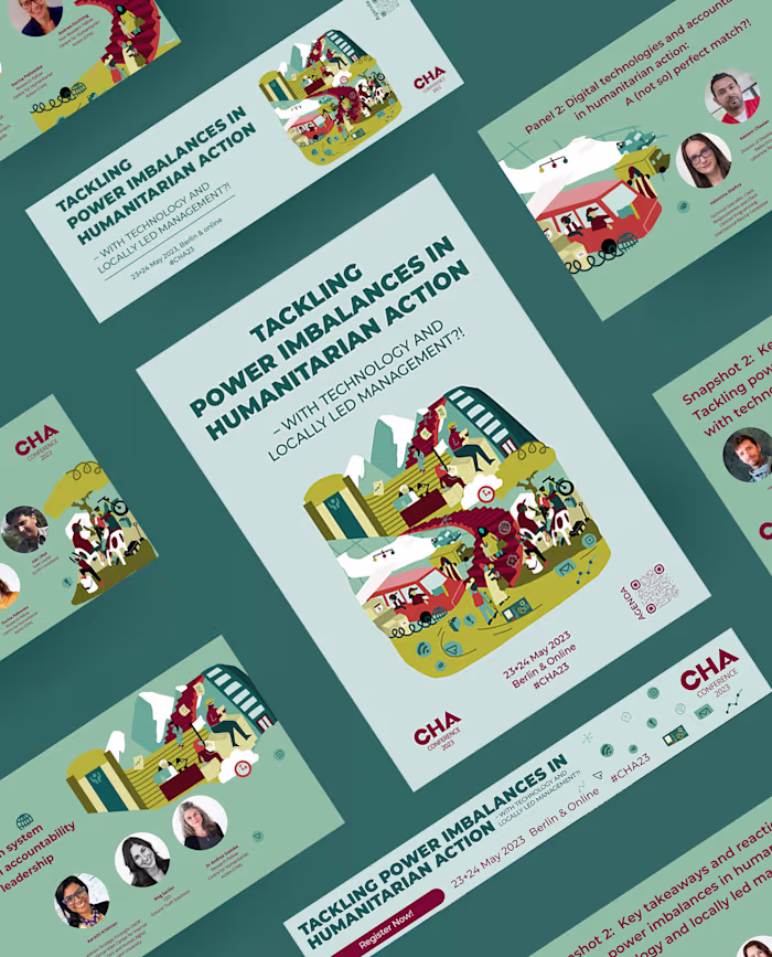 Key Visual for Centre for Humanitarian Action Conference