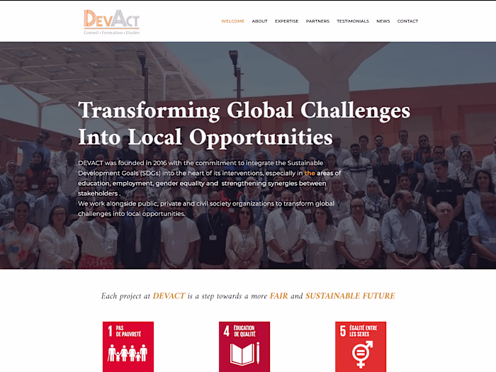 Devact Website design & development 