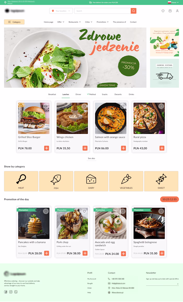 A Seamless Food Ordering App