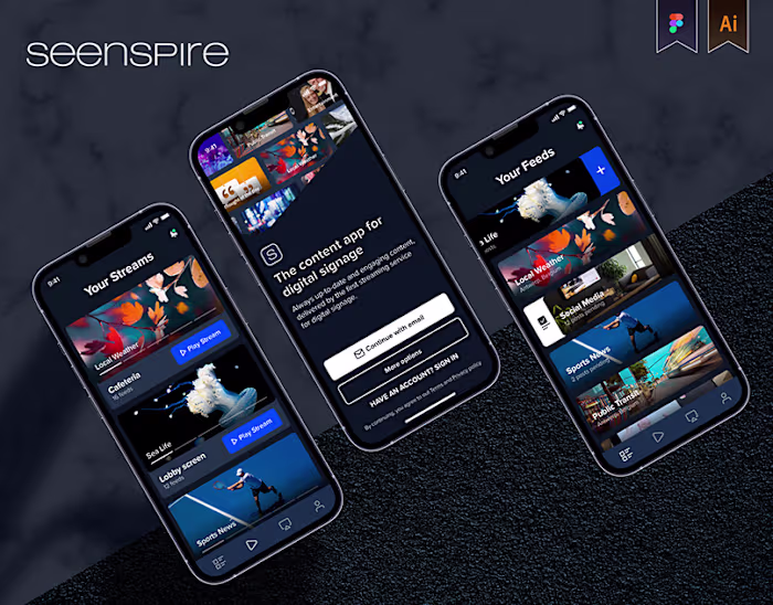 Seenspire Mobile App Case Study on Behance