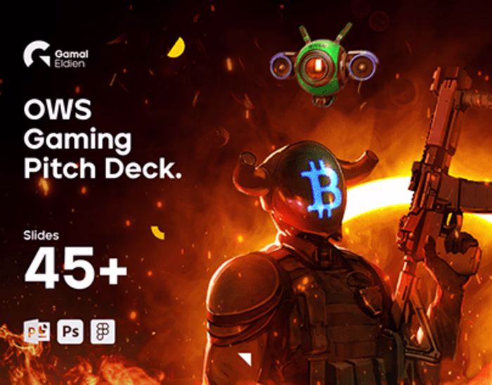 Gaming Pitch deck | Cryptocurrency Based Game