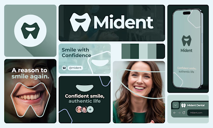Custom Brand Identity Design for Dental and Healthcare Practices