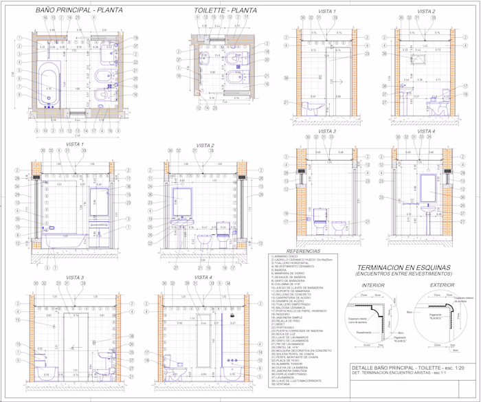 Detailed CAD plans
