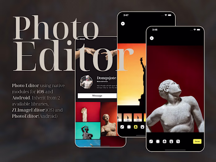 React Native Photo Editor