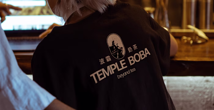 Temple Boba branding