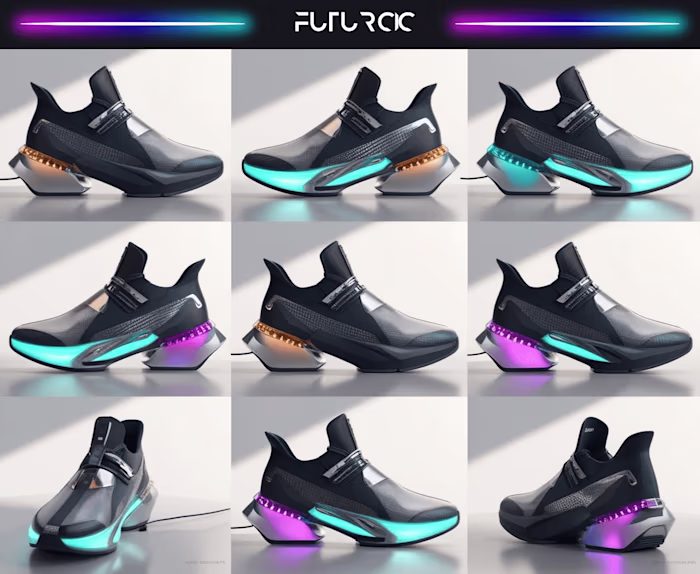 Futuristic Shoe Design Concept – Innovation Meets 