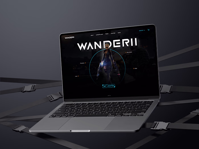 WANDERII – Designed a Website for a Gaming Platform