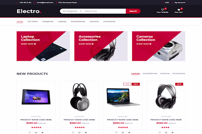 Minimalist E-Commerce Platform
