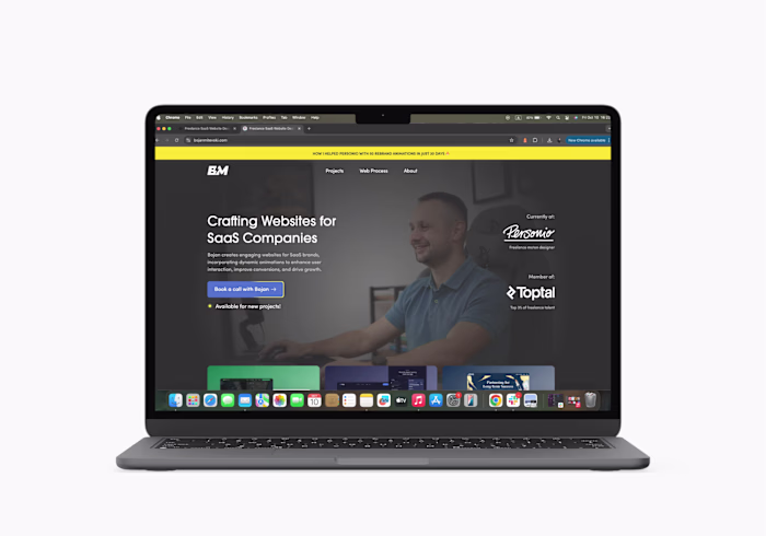 Freelance SaaS Website Designer | Bojan Mitevski | UX/UI & Lott…