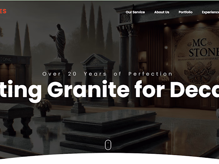Responsive Website for a Granite Carving Masterpiece"