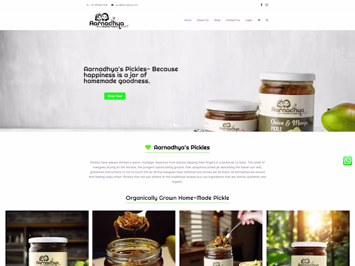 Aarnadhya Homepage - Aarnadhya