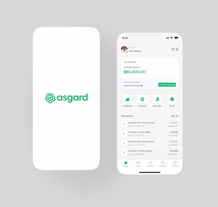 ASGARD Financial Services App