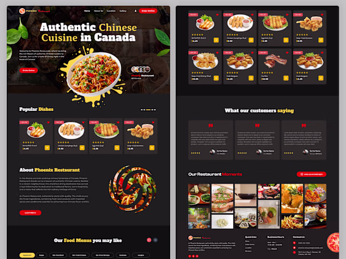 Expert Website Design for Restaurants, Cafes & Chefs