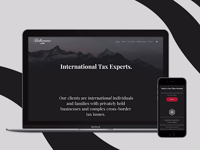 Belhomme Law Website