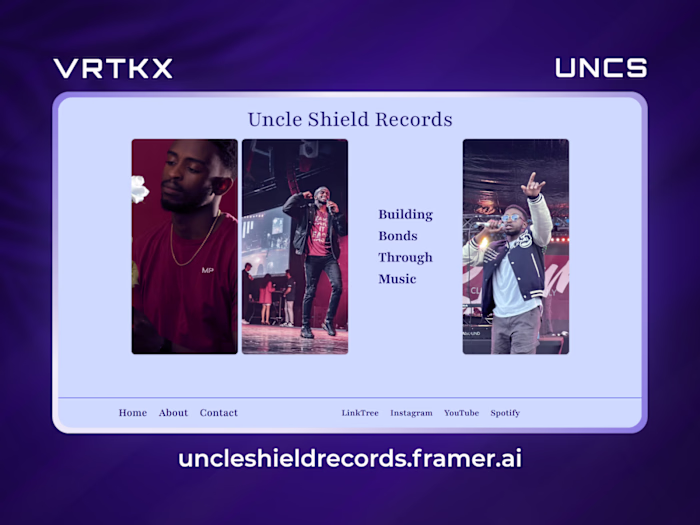 Branded Landing Page ✦ UNCS 🔹 Canadian Music Production Studio