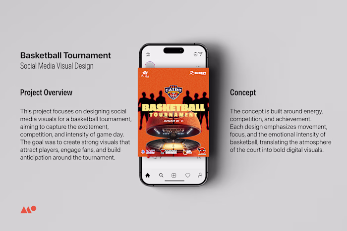 Basketball Tournament Social Media Visuals