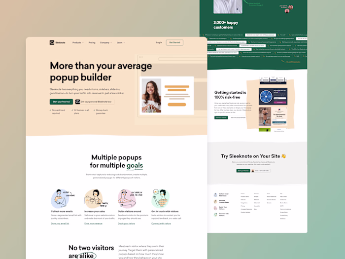 Sleeknote | The Internet’s Favorite Popup Builder