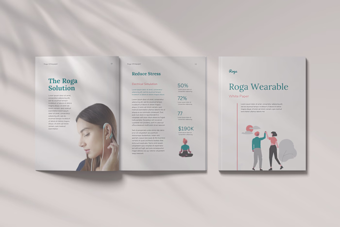 Whitepaper Document Template and Conference Poster Design 