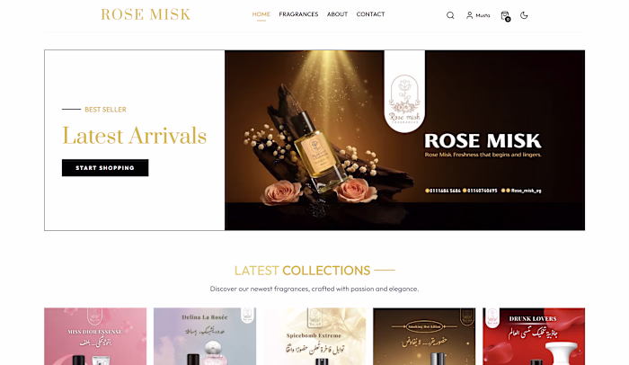 Luxury Fragrance E-Commerce | Full-Stack