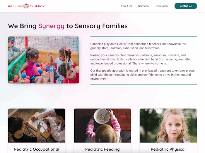 Healing Synergy - Play-Based Pediatric Occupational Therapy