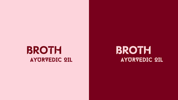 Packaging Design for Broth Hair Oil