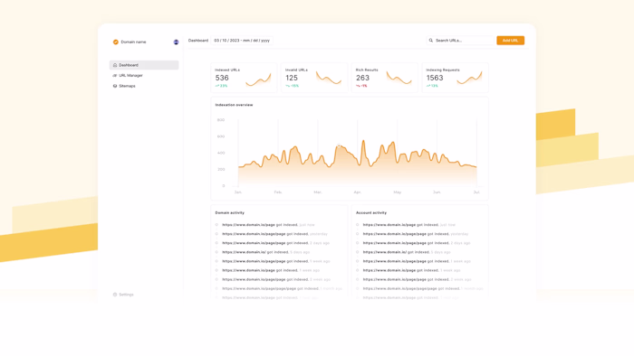 SaaS - SEO Tool for Instant API Indexing