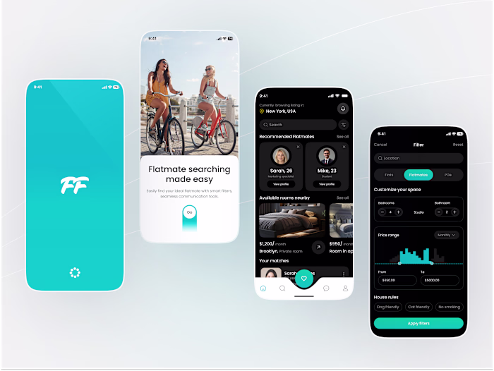 Smart Flatmate Finder – Dark