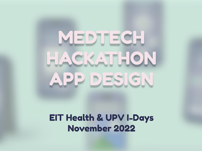 Hackathon app design