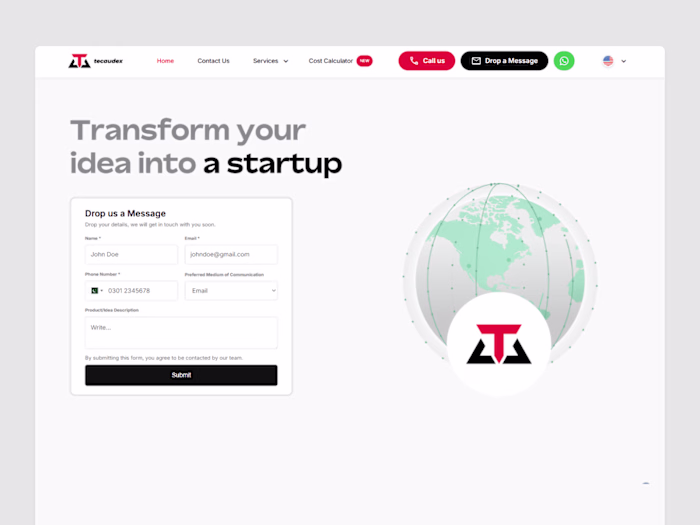 Tecaudex Complete Website
