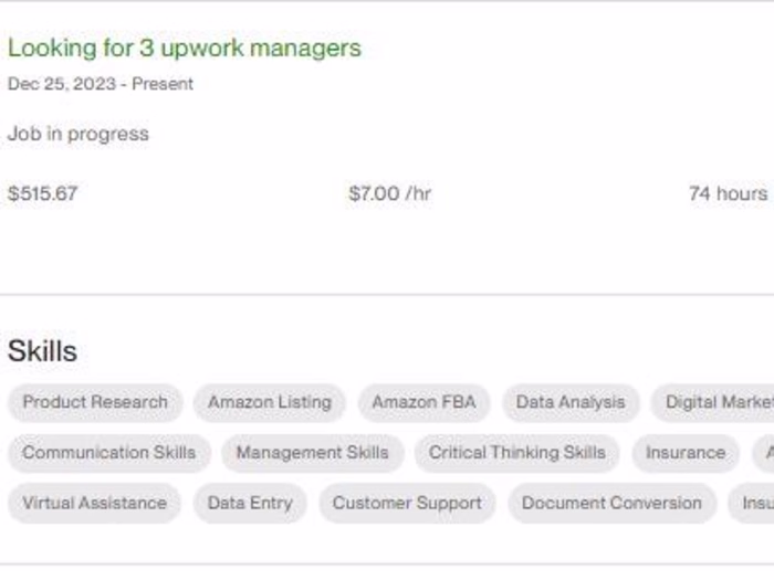 Looking for 3 Upwork managers