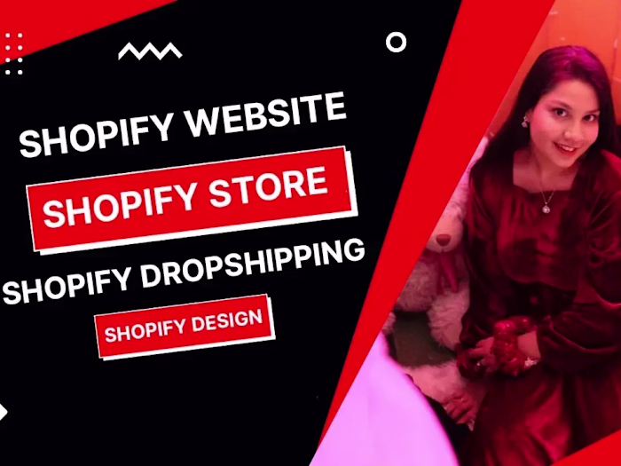 Shopify store, build a Shopify website, shopify landing page